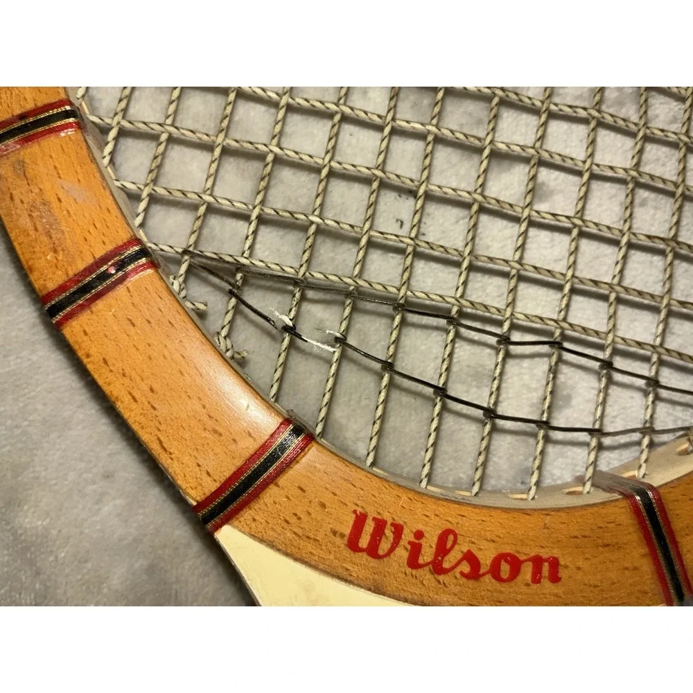 Wilson Tennis Racket Signature Don Budge Speed Flex‎ Fibre Face Frame Vintage